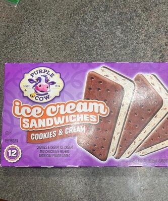 Ice Cream Sandwiches Cookies and Cream