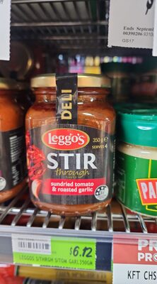 Sundried tomato roasted garlic sauce