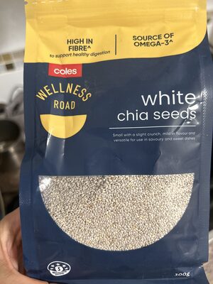 white chia seeds