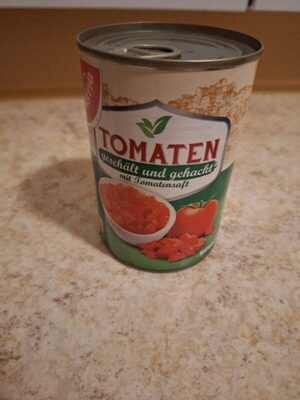 Tomaten geschält und gehackt