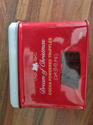 Cacao powdered truffles