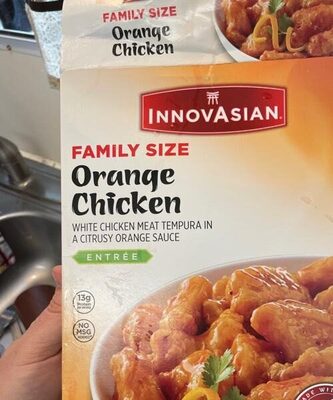 Family Size  Orange Chicken front packaging