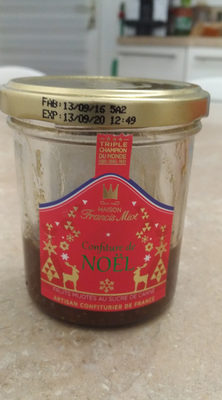 confiture de Noël front packaging