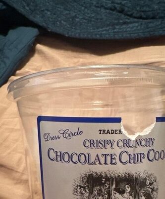 Crispy crunchy chocolate chip cookies