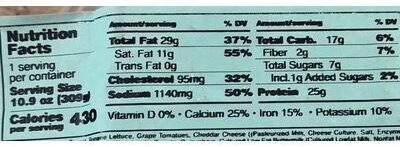 Spicy 'Fried' Chicken Salad