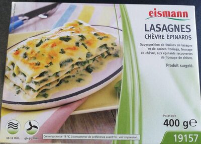 Lasagnes chèvre Epinards