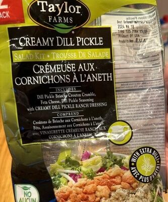 Creamy Dill Pickle Salad Kit