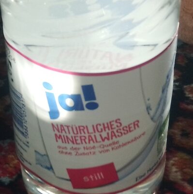 Mineralwasser still