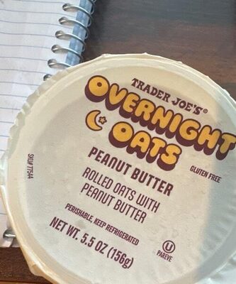 Overnight oats, peanut butter