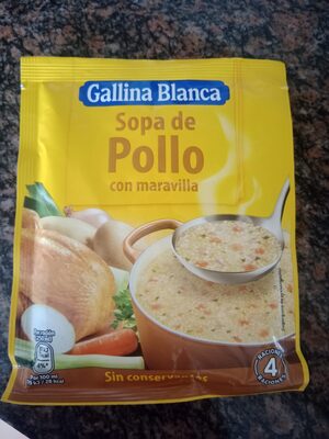 sopa pollo con maravilla