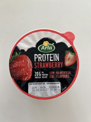 Protein Strawberry front packaging