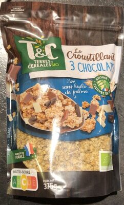 Le croustillant 3 chocolats