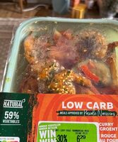 Scampi au curry rouge