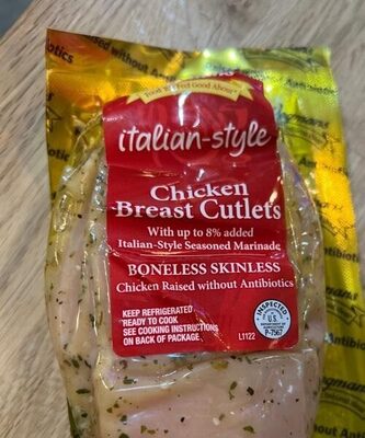 Italian chicken breast cutlet