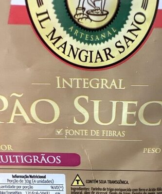 Pão  sueco integral