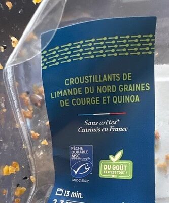 Croustillants de limande courge et quinoa