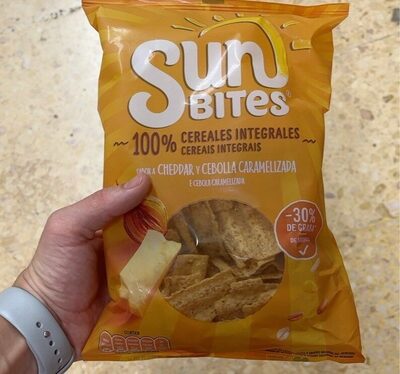 Cereales integrales cheddar y cebolla