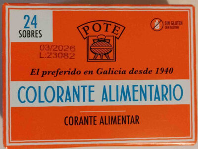 Colorante Alimentario