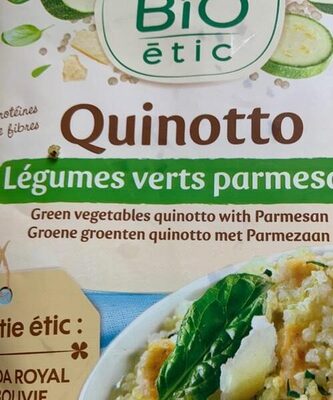 Quinotto légumes verts parmesan