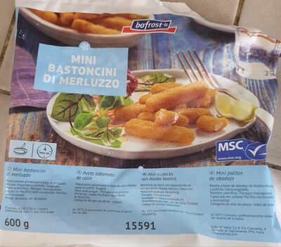 Mini bastoncini di merluzzo