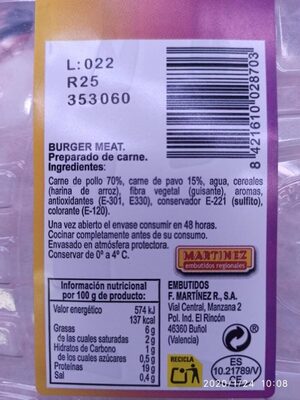 Unknown ingredients label