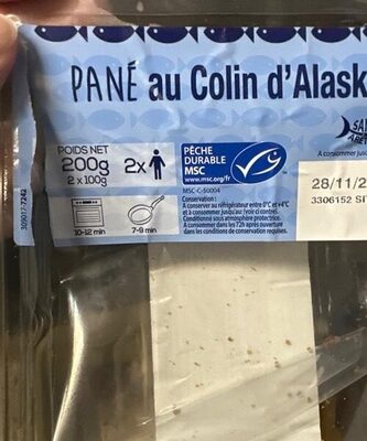 Pané au colin d’Alaska