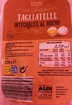 Tagliatelle integrales al huevo