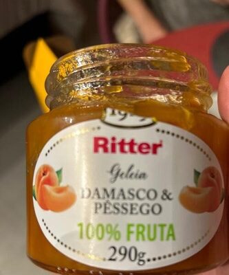 Geleia de pêssego e damasco