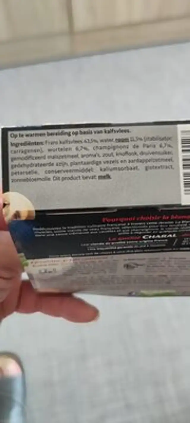 Unknown ingredients label