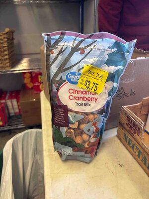 Cinnamon Cranberry Trail Mix
