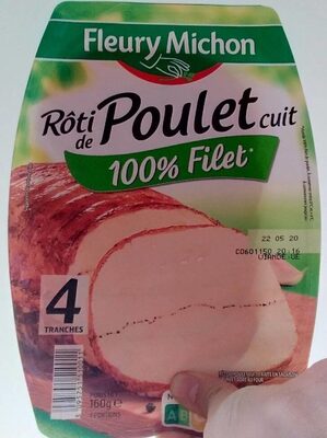 Rôti de poulet cuit