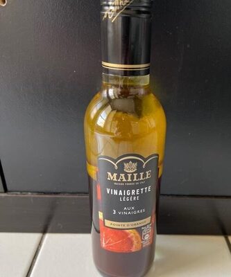 Vinaigrette légère aux 3 vinaigres Pointe d’orange Maille