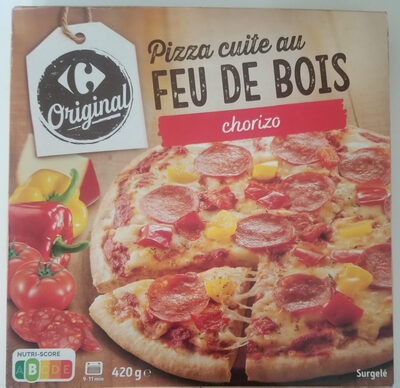 Pizza cuite au feu de bois Chorizo