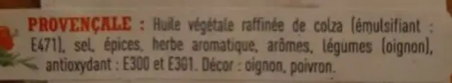 Poulet : pilons marines à griller ingredients label