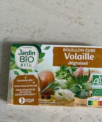 Bouillon volaille degraissé front packaging