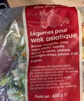 Legumes pour wok