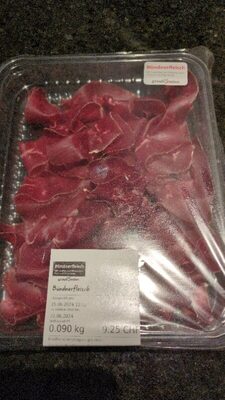 Bündnerfleisch front packaging