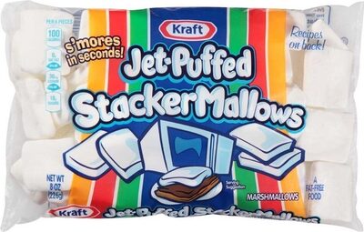 Jet puffed smores stacker marshmallows front packaging