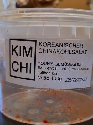 Kimchi Koreanischer Chinakohlsalat front packaging
