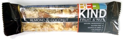 BeKind Amandes et Noix de coco front packaging