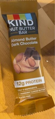 Nut butter bar almond butter dark chocolate