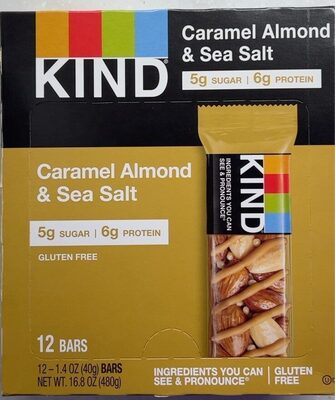 Caramel Almond & Sea Salt Bars