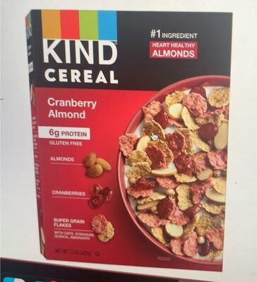 Breakfast Cereal Cranberry Almond