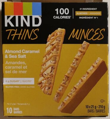 Kind Thins Almond Caramel and Sea Salt