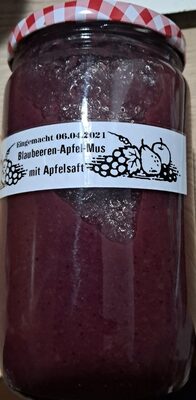 Blaubeeren Apfel Mus