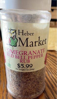 Pomegranate Red Bell Rub