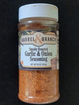 Smoky Roasted Garlic & Onion Seasoning front packaging
