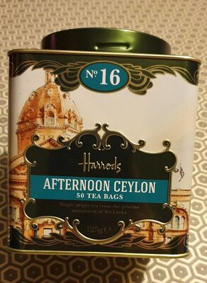 Afternoon ceylon front packaging