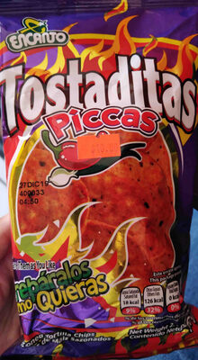 Tostaditas Piccas front packaging