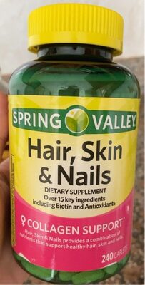 Hair, Skin & Nails front packaging